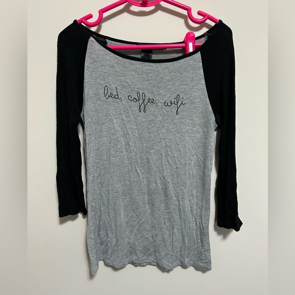 Womens “bed, coffee, wifi” shirt size small - Picture 1 of 1